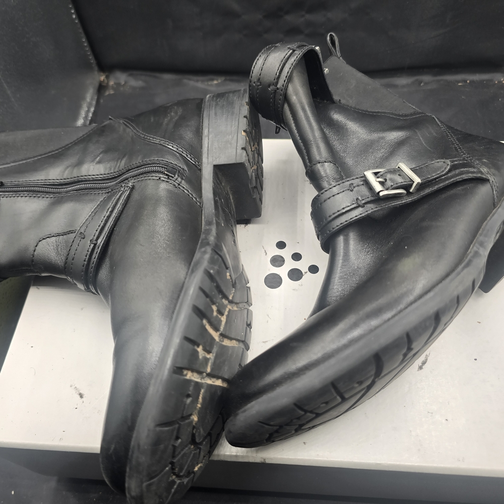 Clarks Black‎ Men's Buckle Boots